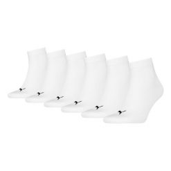 Puma Skarpety Quarter Plain 3-Pack 93858909. Białe skarpetki damskie Puma, bez wzorów. Za 44.99 zł.