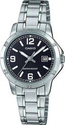 Zegarek Casio Zegarek marki Casio model LTP-V004 kolor Szary. Akcesoria damski. Sezon: Cały rok NoSize. Szare zegarki damskie Casio. Za 191.10 zł.