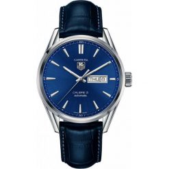 ZEGAREK TAG HEUER CARRERA WAR201E.FC6292. Niebieskie zegarki męskie TAG HEUER, bez wzorów, ze stali. Za 10,680.00 zł.