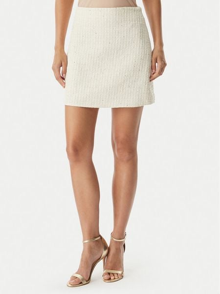 Rinascimento Spódnica ołówkowa CFC0128067003 Beżowy jasny Slim Fit. Brązowe spódnice damskie Rinascimento, m, bez wzorów, z bawełny, ołówkowe. Za 212.99 zł.