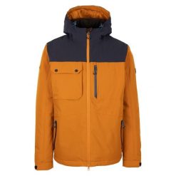 Męska Ocieplana Kurtka Eastwell. Brązowe kurtki męskie Trespass, l, bez wzorów, z puchu, sportowe, bez kaptura. Za 489.99 zł.