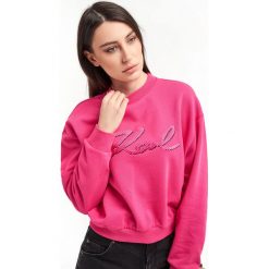 Bluza damska KARL LAGERFELD. Bluzy damskie KARL LAGERFELD, s, bez wzorów, bez ramiączek, bez kaptura. W wyprzedaży za 513.57 zł.
