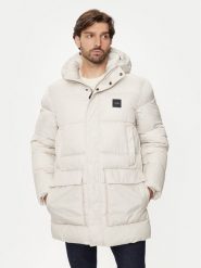 Calvin Klein Płaszcz zimowy K10K113465 Beżowy Regular Fit. Brązowe kurtki męskie Calvin Klein, na zimę, m, bez wzorów, z syntetyku, bez kołnierzyka, bez kaptura. Za 1,069.00 zł.