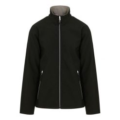 Kurtka Softshellowa Męska Ascender Tkanina Dwuwarstwowa. Czarne kurtki męskie Regatta, m, bez wzorów, z materiału, bez kaptura, trekkingowe. Za 143.99 zł.