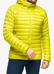 Kurtka puchowa męska Montane Anti-Freeze Hoodie. Żółte kurtki męskie Montane, na zimę, m, bez wzorów, z materiału, bez kaptura. Za 714.99 zł.
