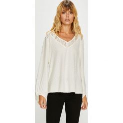 Roxy - Bluzka. Białe bluzki damskie Roxy, m, bez wzorów, z koronki, bez kołnierzyka, bez ramiączek. W wyprzedaży za 199.90 zł.