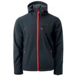 Kurtka męska Softshell Elbrus Iver - czarno-pomarańczowa, Rozmiar XXL. Brązowe kurtki sportowe męskie ELBRUS, m, bez wzorów, z dzianiny, bez kaptura, wspinaczkowe. Za 194.99 zł.