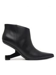 United Nude Botki Eamz Yoyo 110260116 Czarny. Czarne botki damskie United Nude, bez wzorów, ze skóry, bez obcasa, na słupku, bez zapięcia. Za 1,689.00 zł.