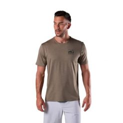 T-shirt Rossignol Graphic Active. Brązowe koszulki sportowe męskie Rossignol, m, bez wzorów, bez ramiączek. Za 286.00 zł.