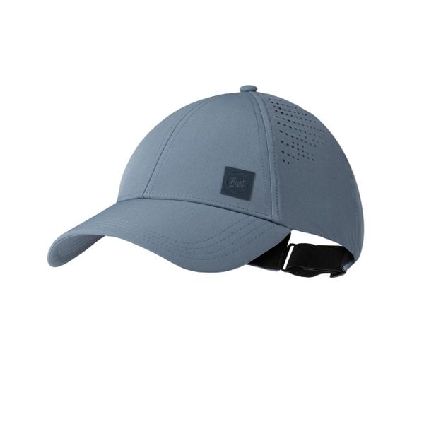 Czapka z daszkiem Summit Cap Stone Blue UPF 50. Niebieskie czapki damskie Buff, na wiosnę, bez wzorów, z elastanu, klasyczne. Za 119.99 zł.