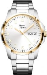 Zegarek męski Pierre Ricaud P91105.2123Q srebrny. Szare zegarki męskie Pierre Ricaud, bez wzorów, srebrne. Za 390.00 zł.