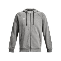 Polarowa bluza z kapturem zapinana na zamek Under Armour Rival. Białe bluzy sportowe męskie Under Armour, m, bez wzorów, z polaru, z kapturem. Za 413.00 zł.