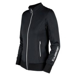 Kurtka damska HORKA Elite. Czarne kurtki sportowe damskie Horka, l, bez wzorów, z elastanu, bez ramiączek, bez kaptura. Za 388.00 zł.