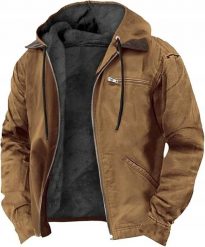 Kurtka męska Parkside kurtka męska z podszewką z polaru L brązowa. Brązowe kurtki męskie Parkside, l, bez wzorów, z polaru, bez kaptura. Za 139.90 zł.