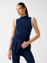 Guess Sweter 181078 Niebieski Classic Fit. Niebieskie swetry nierozpinane damskie Guess, m, z aplikacjami, z syntetyku, bez kołnierzyka, bez ramiączek. Za 294.99 zł.