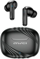 AWEI Bluetooth headphones 5.3 TA6 ANC+ docking station black. Czarne słuchawki bezprzewodowe Awei. Za 54.51 zł.