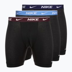Bokserki męskie Nike Everyday Cotton Stretch 3 pary. Czarne bokserki męskie Nike, bez wzorów. Za 149.99 zł.