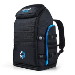 Plecak na trening sportów walki Ground Game Samurai. Czarne plecaki męskie GROUND GAME, bez wzorów, z poliesteru, sportowe. Za 339.99 zł.