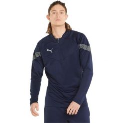 Bluza Puma Teamfinal Training 14 Zip, Mężczyźni. Niebieskie bluzy męskie Puma, m, bez wzorów, z poliesteru, sportowe, bez ramiączek, bez kaptura. Za 390.00 zł.