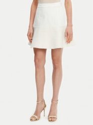Guess Spódnica mini W5GD87 WH610 Écru Regular Fit. Spódnice damskie Guess, m, z aplikacjami, z syntetyku, mini. Za 259.99 zł.