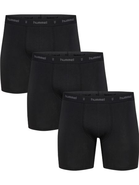 Bokserki Hummel Comfort (x3). Czarne bokserki męskie Hummel, bez wzorów, z bawełny. Za 84.00 zł.