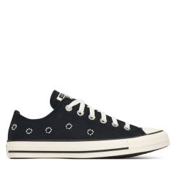 Trampki Converse. Czarne trampki i tenisówki damskie Converse, bez wzorów, bez zapięcia. Za 379.99 zł.