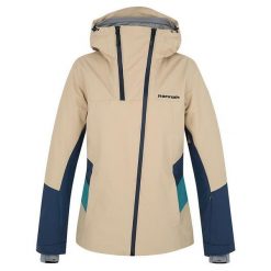 Kurtka narciarska damska Hannah Naomi 10000 mm 40 (L). Brązowe kurtki sportowe damskie Hannah, l, bez wzorów, bez ramiączek, bez kaptura, narciarskie. Za 1,048.65 zł.
