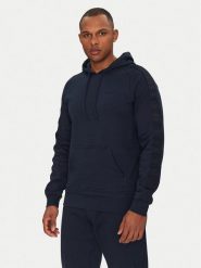 HUGO Bluza Liam 50540921 Granatowy Regular Fit. Niebieskie bluzy męskie Hugo, m, bez wzorów, z bawełny, bez ramiączek, bez kaptura. Za 359.99 zł.