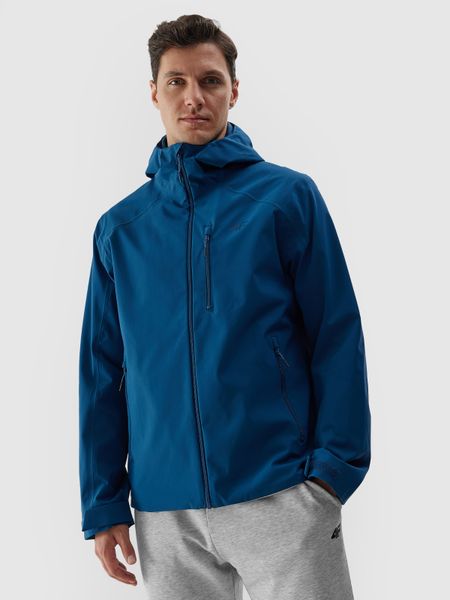 4F Kurtka przejściowa membrana 5000 męska - granatowa S. Niebieskie kurtki męskie 4F, m, bez wzorów, z dzianiny, klasyczne, z kapturem. Za 139.99 zł.