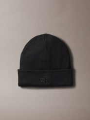 Calvin Klein Czapka Kobiety czarny, ONE SIZE. Czarne czapki damskie Calvin Klein, bez wzorów, z wiskozy, eleganckie. Za 129.95 zł.