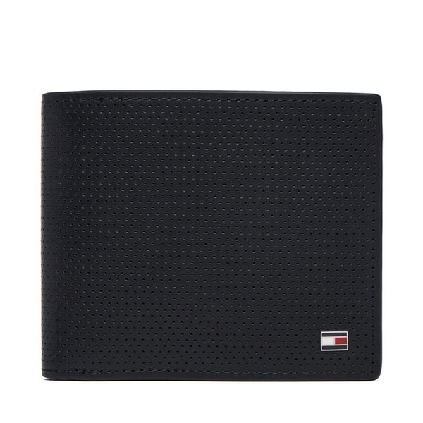 Portfel Tommy Hilfiger. Czarne portfele męskie Tommy Hilfiger, bez wzorów. Za 296.99 zł.