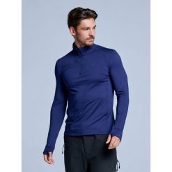 Pully - Męska - Four Seasons Lightweight 2.0 - Granatowe. Niebieskie bluzy męskie POEDERBAAS, na zimę, m, bez wzorów, z elastanu, sportowe, bez ramiączek, bez kaptura. W wyprzedaży za 199.42 zł.