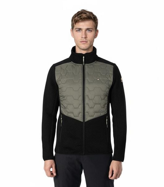 Męska kurtka hybrydowa Aulp CHAUN. Szare kurtki męskie Aulp, na jesień, m, bez wzorów, z elastanu, klasyczne, z kapturem. Za 419.99 zł.