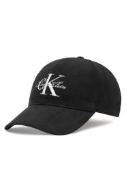 Calvin Klein Czapka z daszkiem Lurex Graphic Script Monologo Ca LV04F5115G Czarny. Czarne czapki damskie Calvin Klein, bez wzorów, z bawełny. Za 189.99 zł.