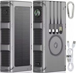 POWERBANK ŁADOWARKA SOLARNY INDUKCJA 36000mAh 8xUSB LATARKA 2x LED USB-C PD. Powerbanki X-TRON. Za 197.00 zł.