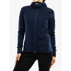 Bluza polarowa damska Houdini Power Houdi. Niebieskie bluzy damskie Houdini, na zimę, xs, bez wzorów, z polaru, sportowe, bez ramiączek, bez kaptura. Za 707.99 zł.