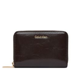 Portfel Calvin Klein. Brązowe portfele damskie Calvin Klein. Za 249.99 zł.