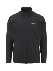 Craft ADV Essence Warm Jacket 3 M — Ciepła, wiatroszczelna kurtka. Czarne kurtki męskie Craft, m, bez wzorów, z dżerseju, bez kaptura. Za 370.30 zł.