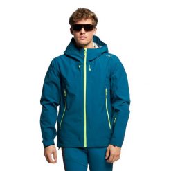 Kurtka skiturowa męska CMP 31Z2187. Zielone kurtki sportowe męskie CMP, na zimę, m, bez wzorów, bez kaptura, narciarskie. Za 499.99 zł.