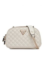 Guess Torebka HWEQG9 54174 Écru. Torebki do ręki damskie Guess, z aplikacjami, ze skóry, bez dodatków. Za 289.99 zł.