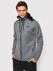 4F Bluza techniczna H4Z21-BLMF010 Szary Regular Fit. Szare bluzy sportowe męskie 4F, m, bez wzorów, z syntetyku, bez kaptura, do biegania. W wyprzedaży za 179.99 zł.