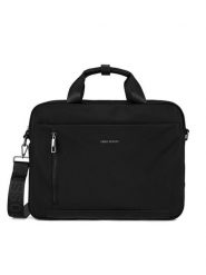 Gino Rossi Torba na laptopa C-GIN-K-011-CCC-06 Czarny. Czarne torby na laptopa damskie Gino Rossi, bez wzorów, z materiału. Za 219.99 zł.