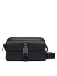 Calvin Klein Saszetka Emblem Hw Camera Bag LV04D3505G Czarny. Czarne saszetki i nerki męskie Calvin Klein, bez wzorów, ze skóry. Za 409.99 zł.
