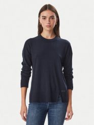 Liu Jo Sweter WF6418 MA16R Czarny Regular Fit. Czarne swetry nierozpinane damskie Liu Jo, m, bez wzorów, z wiskozy, bez kołnierzyka, bez ramiączek. Za 469.99 zł.