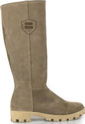 Optimo Kozaki traperki do kolana skórzane zamszowe taupe Optimo-38. Trapery damskie Optimo, z zamszu, bez zapięcia. Za 249.99 zł.
