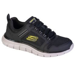 Buty sportowe Sneakersy męskie, Skechers Track-Knockhill. Czarne buty sportowe męskie Skechers, bez wzorów, bez zapięcia, trekkingowe. Za 269.99 zł.
