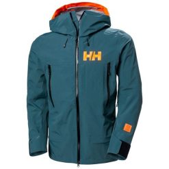 Kurtka narciarska Helly Hansen Sogn Shell 2.0. Zielone kurtki sportowe męskie Helly Hansen, na zimę, m, bez wzorów, bez kaptura, narciarskie. Za 1,541.75 zł.