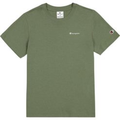 T-shirt Damski. Zielone t-shirty damskie Champion, bez wzorów, casualowe, bez kołnierzyka, bez ramiączek. Za 131.99 zł.