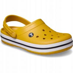 Chodaki Klapki Unisex Crocband 11016 Clog 42-43. Białe klapki męskie Crocs, bez wzorów, z materiału, bez zapięcia. Za 289.99 zł.