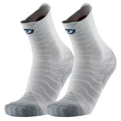 Skarpety trekkingowe kobieta Therm-ic Trekking Temperate Crew Lady dwuwarstwowa. Szare skarpetki damskie THERM-IC, bez wzorów, z materiału. Za 145.00 zł.